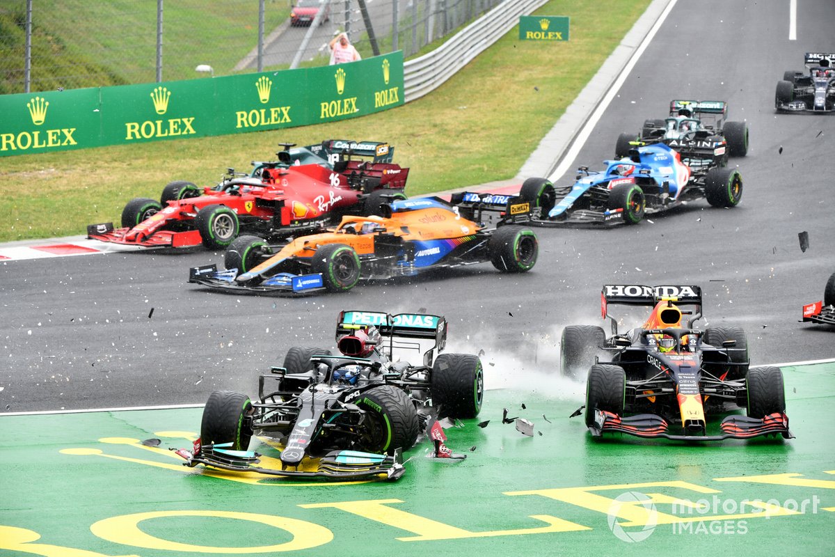 Валттери Боттас, Mercedes W12, Серхио Перес, Red Bull Racing RB16B