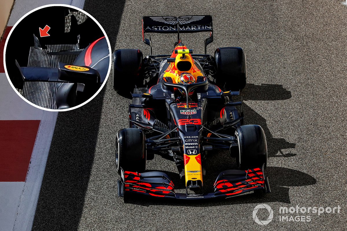 Детали днища Red Bull RB16