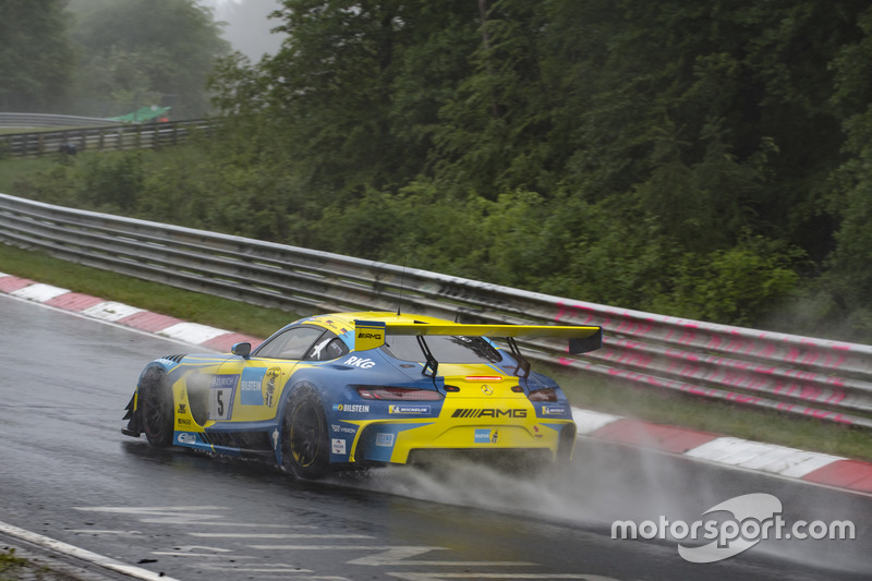 #5 Mercedes-AMG Team Black Falcon Mercedes-AMG GT3: Yelmer Buurman, Thomas Jäger, Jan Seyffarth, Luca Stolz