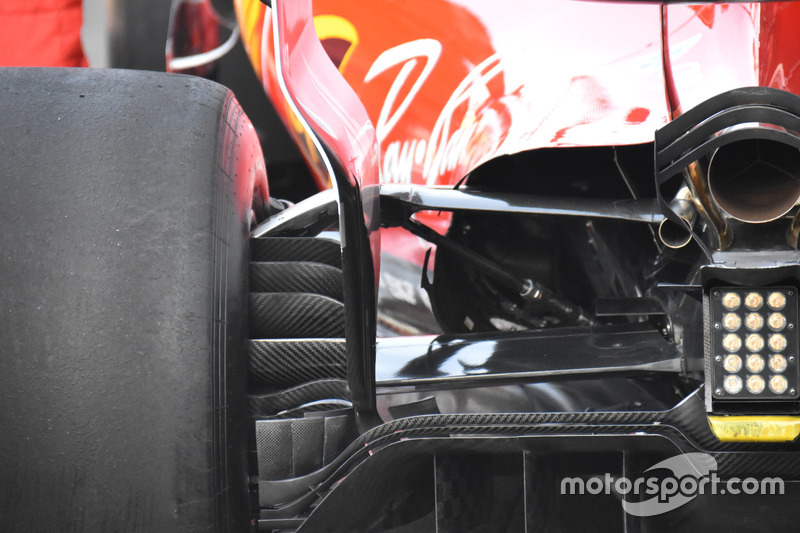 Ferrari SF70H, süspansiyon detayı