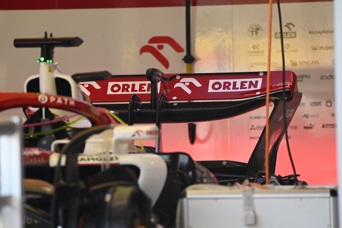 Detalle de la parte trasera del Ferrari F1-75