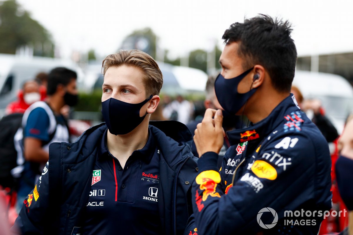 Liam Lawson and Alex Albon