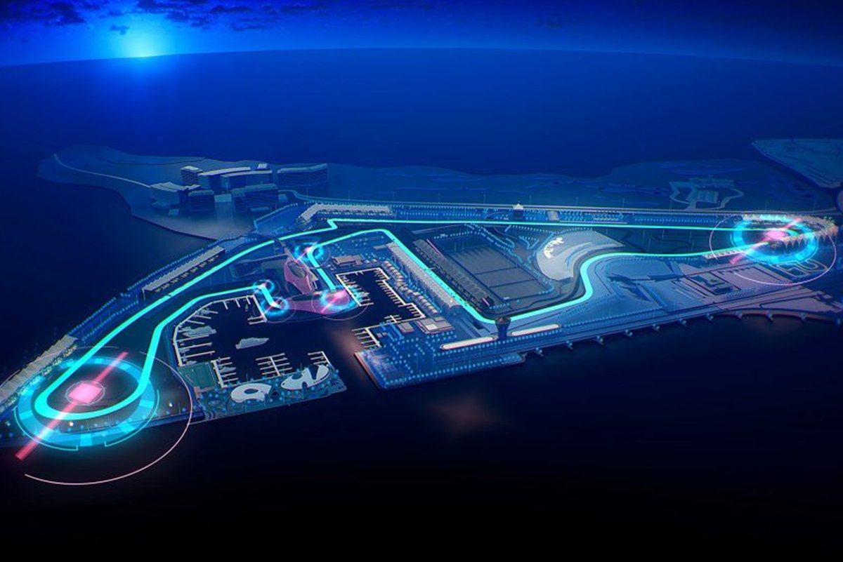 Yas Marina circuit new layout