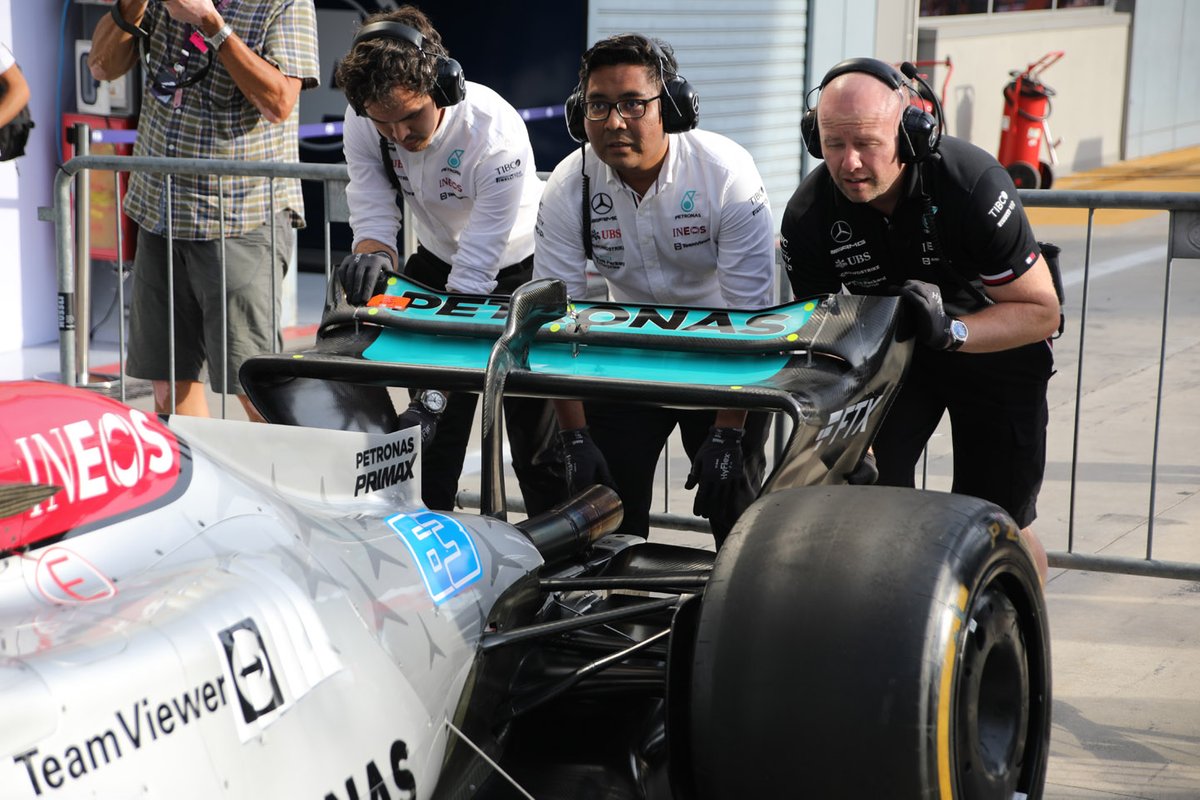 Detalles técnicos del Mercedes W13