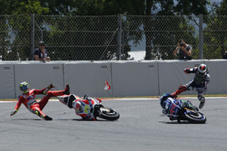 Andrea Iannone, Ducati Team, Jorge Lorenzo, Yamaha Factory Racing, incidente