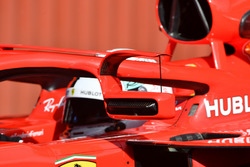 Sebastian Vettel, Ferrari SF71H Halo üzerindeki aynalar