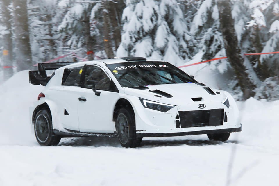 Ott Tänak au volant de la Hyundai i20 N Rally1