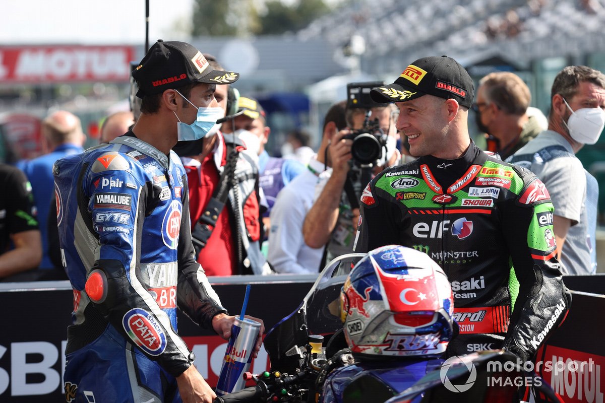 Toprak Razgatlioglu, PATA Yamaha WorldSBK Team, Jonathan Rea, Kawasaki Racing Team WorldSBK