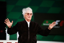 Bernie Ecclestone bij de Heineken sponsoraankondiging