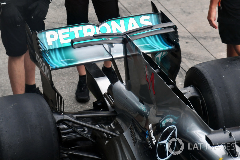 Mercedes-Benz F1 W08: Heckflügel