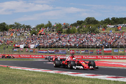Sebastian Vettel, Ferrari SF70H, führt