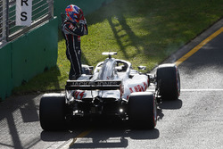Ромен Грожан, Haas F1 Team VF-18 Ferrari, схід