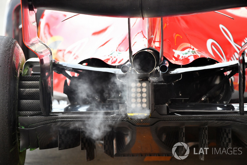 Задня частина Ferrari SF71H