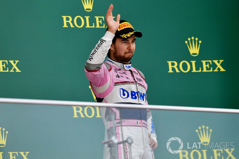 Серхіо Перес, Force India, на подіумі
