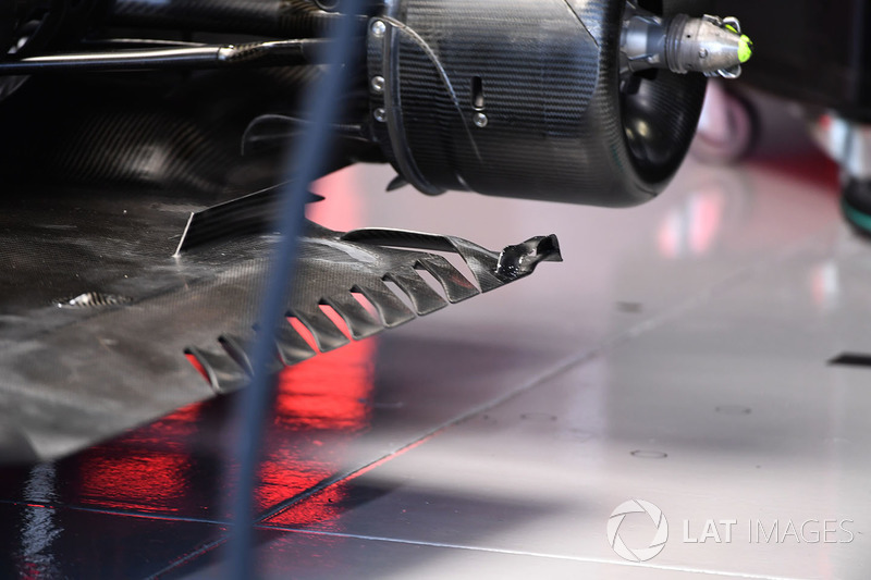 Mercedes F1 W08: Unterboden