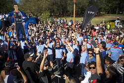 Hyundai Motorsport team celebrates victory