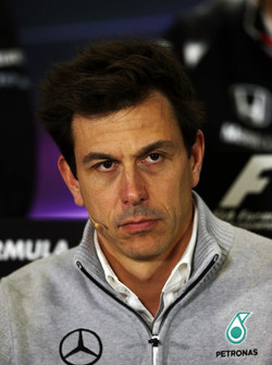 Toto Wolff, Mercedes AMG F1 teambaas in de persconferentie