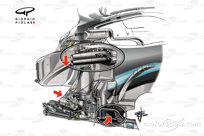 Mercedes AMG F1 W10, chassis