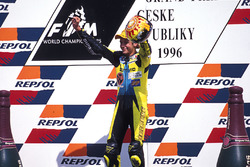 Podio: il vincitore Valentino Rossi