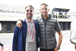 Ricky Wilson of the Kaiser Chiefs, Jenson Button, McLaren