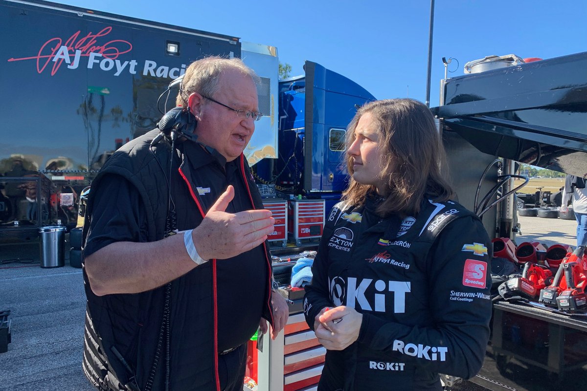 Tatiana Calderón, A.J. Foyt Enterprises