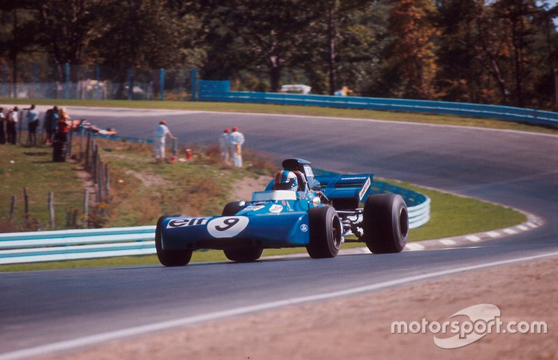 François Cevert op weg naar de zege in Watkins Glen in 1971, het circuit waar hij twee jaar later zou verongelukken.