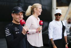 Valtteri Bottas, Mercedes AMG F1, on stage