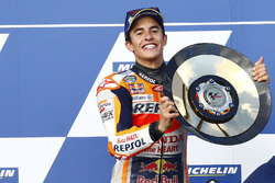 Подіум: переможець гонки Марк Маркес, Repsol Honda Team