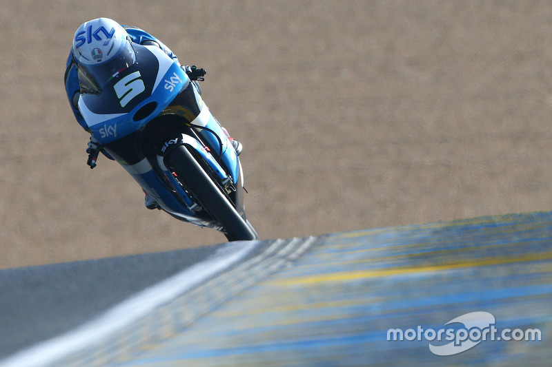 5. Romano Fenati hält die Linie perfekt