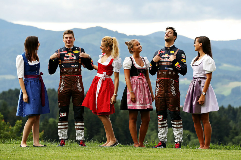 Даніель Ріккардо, Red Bull Racing, Макс Ферстаппен, Red Bull Racing та дівчата Формули 1