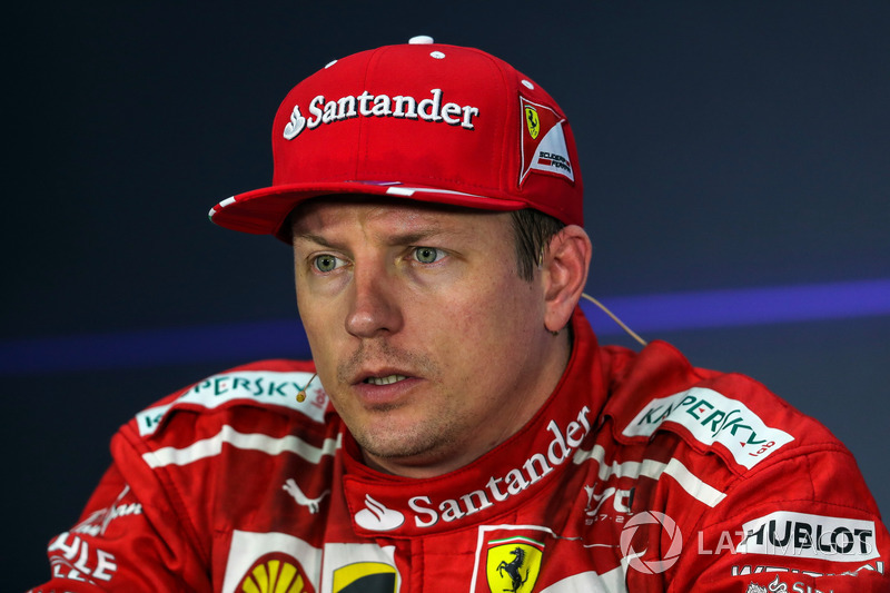 Kimi Raikkonen, Ferrari in the Press Conference