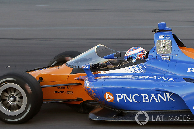 Скотт Діксон, Chip Ganassi Racing Honda тестує aeroscreen