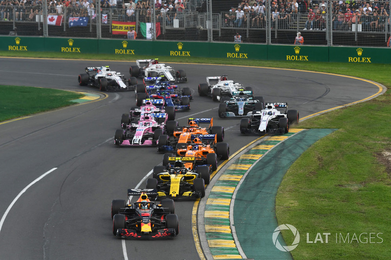 Daniel Ricciardo, Red Bull Racing RB14 startta