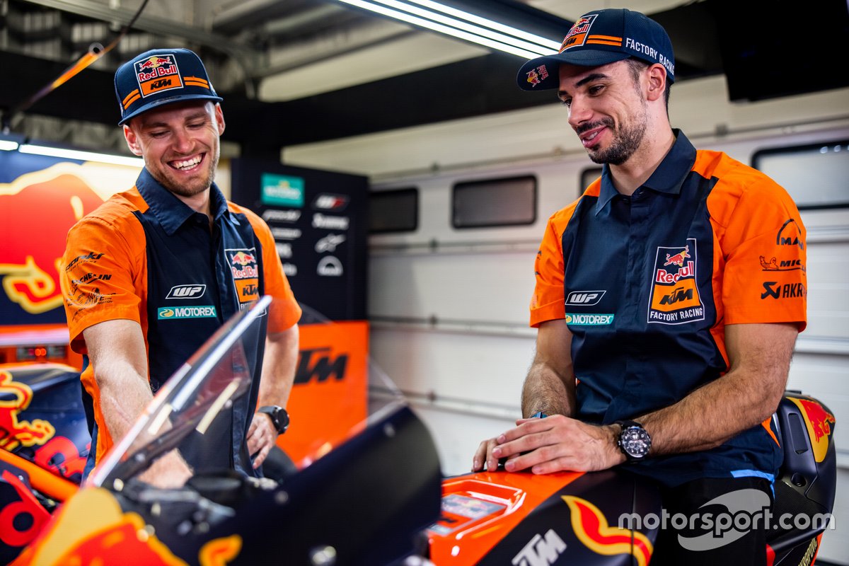 Brad Binder, Red Bull KTM Factory Racing and Miguel Oliveira, Red Bull KTM Factory Racing