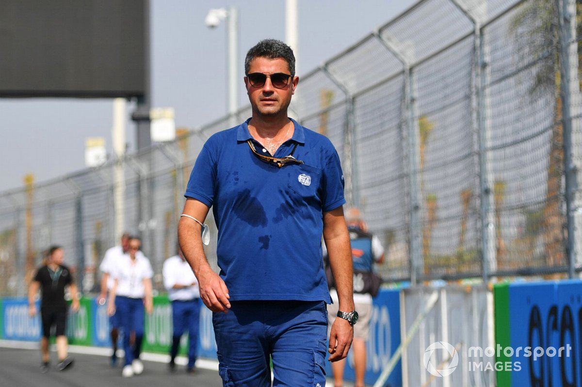 Michael Masi, Race Director, walks the track