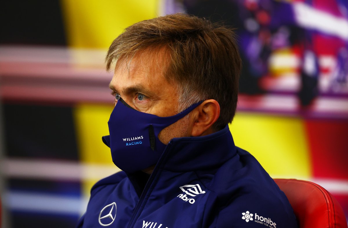 Jost Capito, CEO de Williams F1, en conferencia de prensa.
