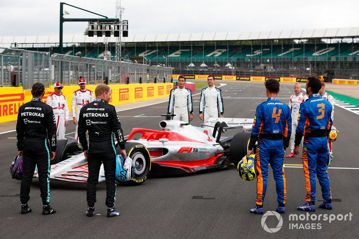 La presentación del F1 de 2022 realizada el año pasado en Silverstone.