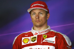 Kimi Räikkönen, Ferrari in der FIA Pressekonferenz