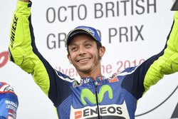 Podium: third place Valentino Rossi, Yamaha Factory Racing