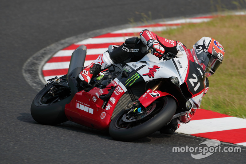 #21 Yamaha Factory Racing Team: Katsuyuki Nakasuga, Alex Lowes and Michael van der Mark
