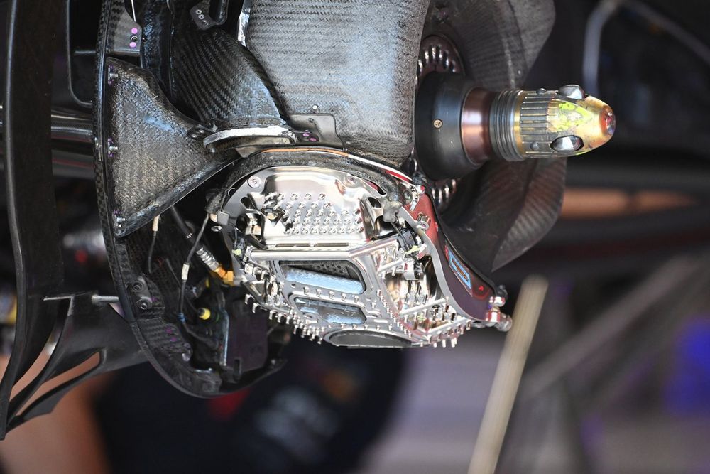 Red Bull Racing RB19 detalle del tambor de freno