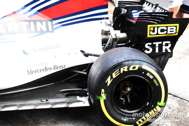 Williams FW40, rear side