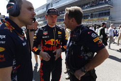 Max Verstappen, Red Bull Racing; Christian Horner, Red Bull Racing, Teamchef