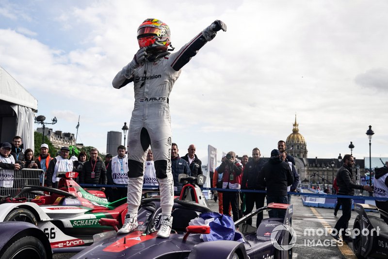 Robin Frijns, Envision Virgin Racing, Audi e-tron FE05, memenangi balapan