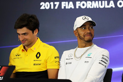 Carlos Sainz Jr., Renault Sport F1 Team, Lewis Hamilton, Mercedes AMG F1 and Brendon Hartley, Scuder
