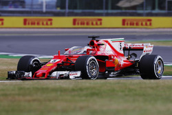 Sebastian Vettel, Ferrari SF70H, mit Cockpitschutz Shield