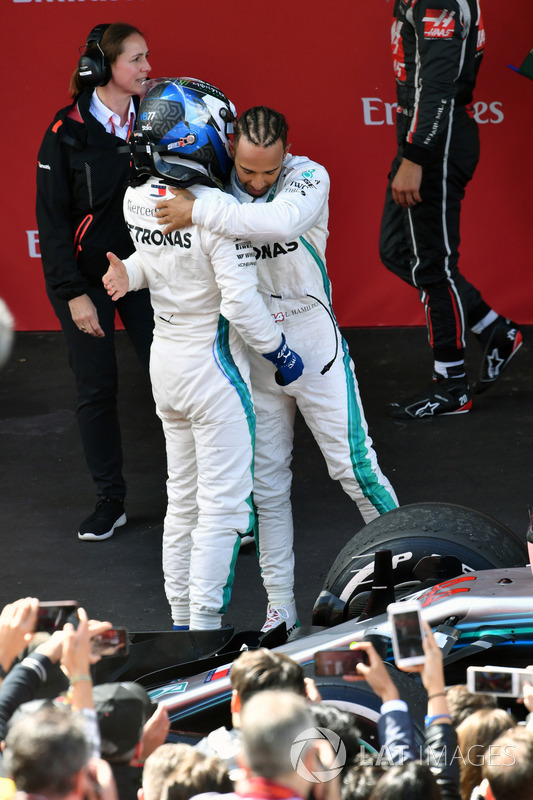 Переможець Льюіс Хемілтон, Mercedes-AMG F1 та Валттері Боттас