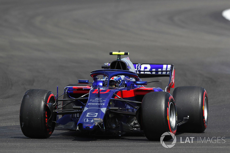 Пьер Гасли, Scuderia Toro Rosso STR13; поврежденное переднее антикрыло