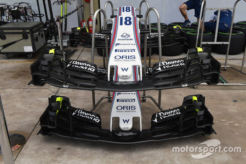 Morro del y alerones delanteros Williams FW40