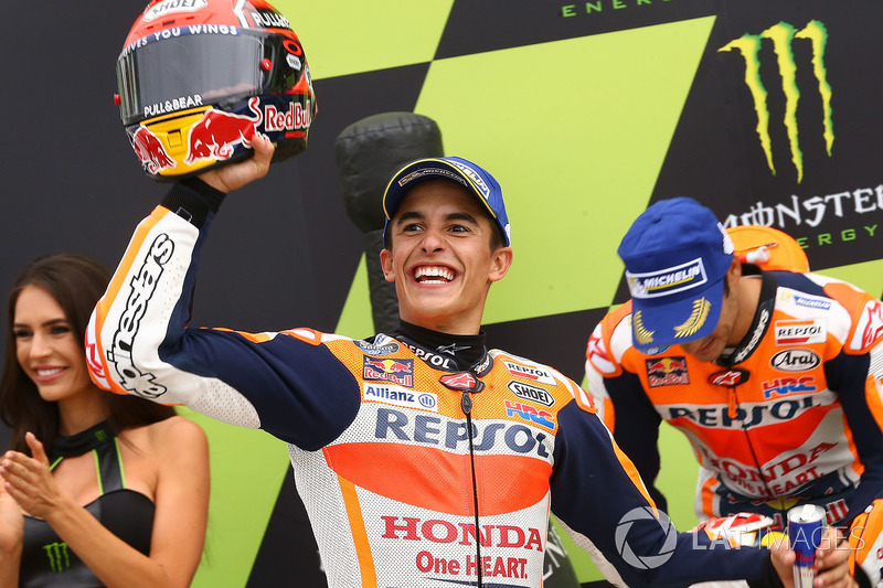 Podyum: Yarış galibi Marc Marquez, Repsol Honda Team